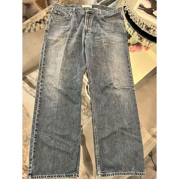 Levi's 529 Men's‎ Jeans 38 x 32 Blue Regular Fit Straight Leg Medium Wash Denim - Picture 1 of 16